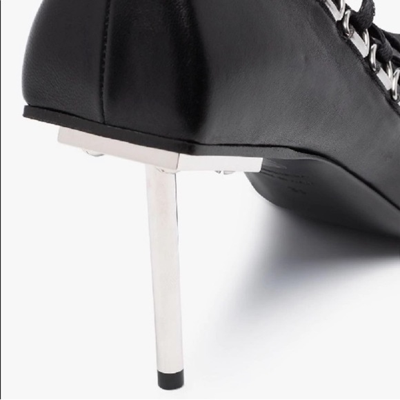 Balenciaga Corset Lace Up Knife Boots in Black - Picture 8 of 15